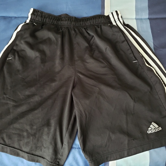 2 pairs of men's size M Adidas athletic shorts - Picture 1 of 4